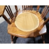 Image 6 : Wooden Rocking Chair w/ Design: Seat 18 D, Rocker 30 D, 38.5 T