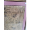 Image 6 : Silk Art Mounted on Board and Framed Under Glass 26 x 26 