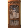 Image 1 : Wooden China Cabinet w/ Glass Doors (Contents NOT Included) - 37W, 15D, 83T 