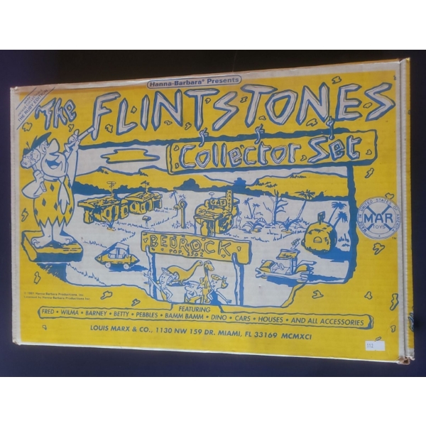 Vintage The Flintstones Collector Toy Set, The Ruby Edition 