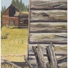 Image 4 : "Doorway to the Past", Artist: Lou, 16.5 x 20.5  Framed Painting