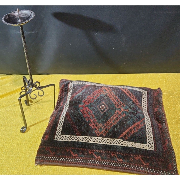 Middle Eastern Hand Knotted Pillow