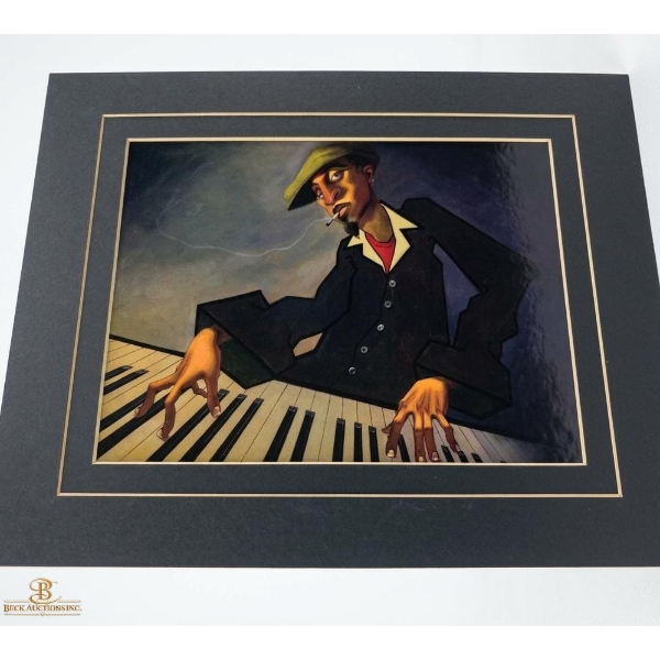 Justin Bua Piano Man II Poster "14*11"INCHES