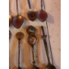 Image 11 : Lot of Collector Spoons, Spoon Rack, Bells and Vintage Keychains