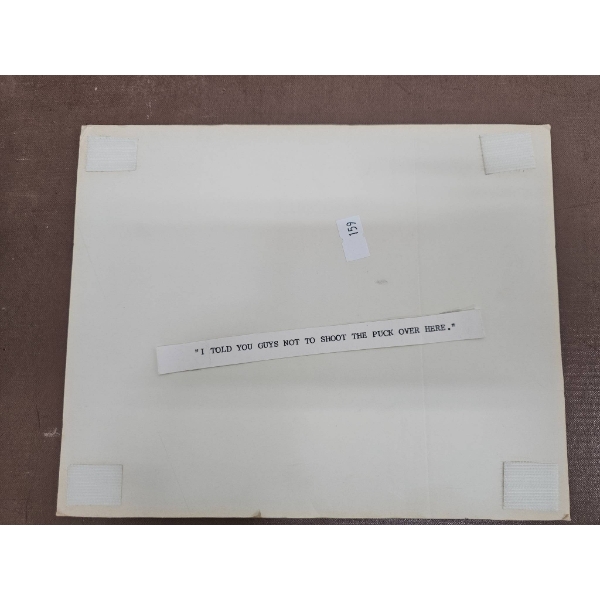 Vintage Hockey-Themed Black-and-White Photographs