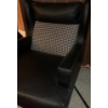 Image 2 : Genuine Leather w/ Printed Upholstery Accent Chair 30x33x35