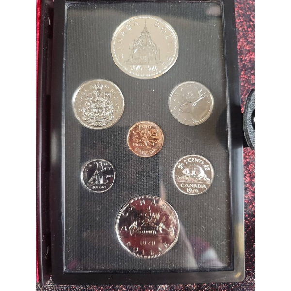 1976 Canada Silver Dollar Proof Set