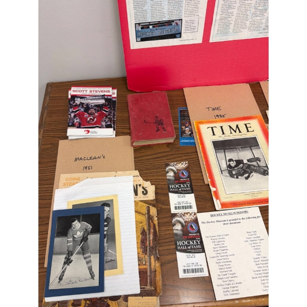 Hockey Memorabilia and Vintage Magazines