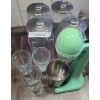 Image 1 : Hamilton Beach Retro Green Milkshake Mixer, Glasses & 4 Piece Canister Set
