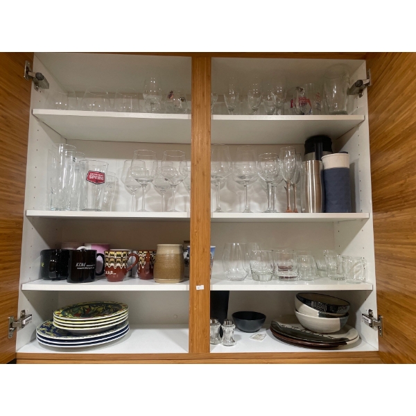Large Assortment Glassware Ceramicware & More