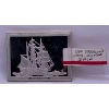 Image 1 : USS Constitution Battle Ship 925  Silver Bar, Charles W. Morgan First Edition Proof; 101.1 Grams  