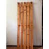 Image 4 : Metal Two-Drawer Filing Cabinet with Wooden Handles and Coat Rack