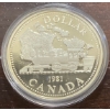 Image 2 : 1981 Trans Canada Railway Proof Coin 50% Silver 23.33 Grams