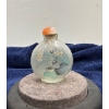 Image 2 : Landscape and Bird Snuff Bottle with Spoon 4H