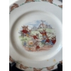 Image 9 : Royal Doulton's - 'Bunnykins' China w/ Antique Portrait In Gold Gilt Frame 4T