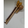 Image 1 : Hand Made Drumming Sticks 14.5 T and Musical Rattle 5.5 T