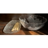 Image 2 : MIKASA - Nova Winter Rose Frosted & Clear Crystal Serving Ware - Studio