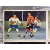 Image 2 : 6 Vintage Hockey Postcards Featuring NHL Game Scenes