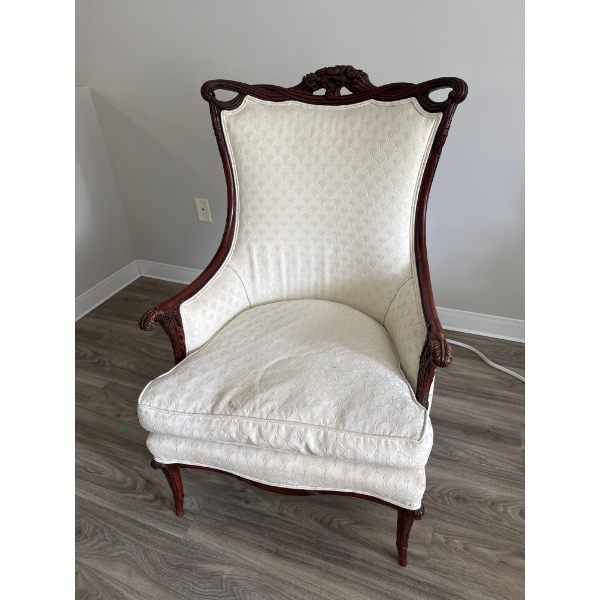 Regency Wing-Back Chair (29" X 26" X 44")