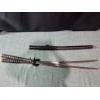 Image 1 : Large 44" Double Blade Rope Grip Handle Katana Sword