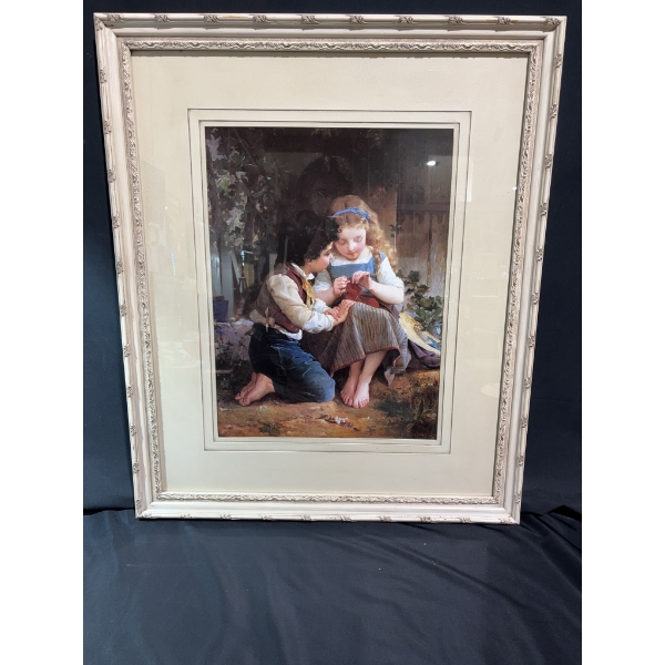 Framed Artwork with E Munier 1874