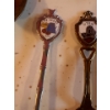 Image 9 : Lot of Collector Spoons, Spoon Rack, Bells and Vintage Keychains