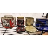 Image 10 : Decorative Black Panther with Coca-Cola Glasses and Assorted Tins