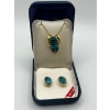 Image 1 : ARIKI 24K Gold Plated Genuine New Zealand Paua Shell Necklace and Matching Earrings