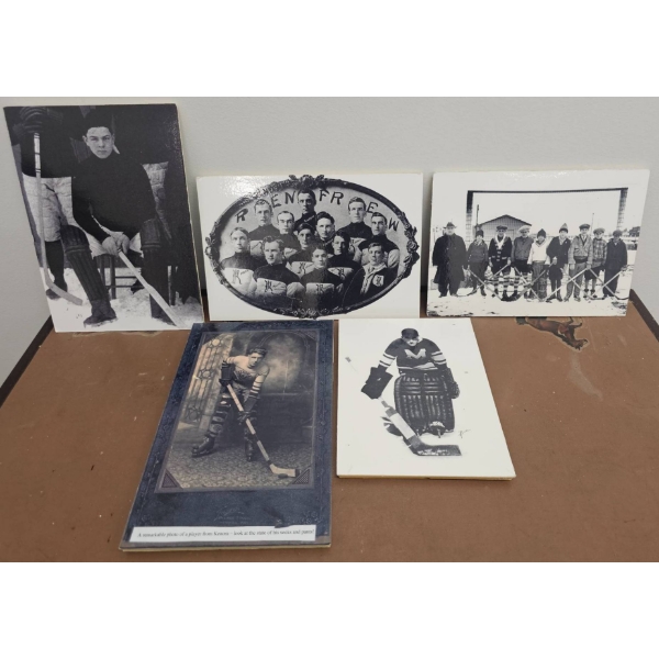 Vintage Hockey-Themed Photographic Prints