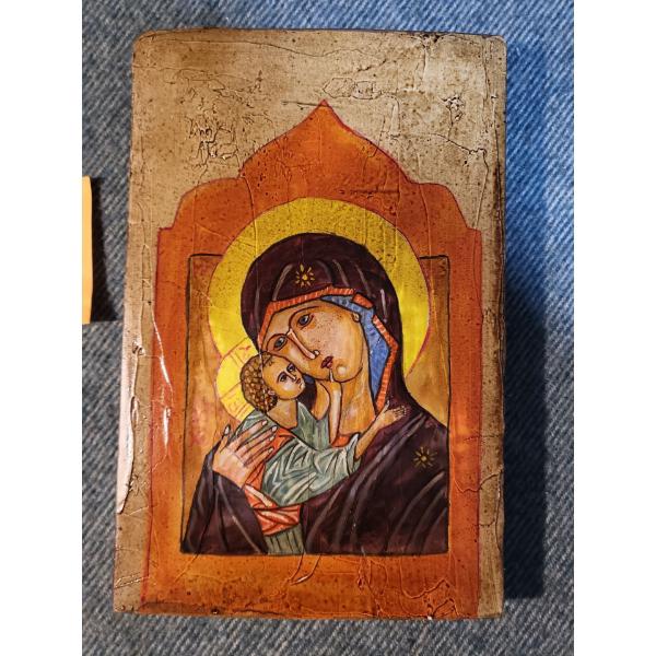 "Glykophilousa" Painting