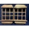 Image 2 : Two Gilt Wall-Mounted Display Shelves with Accessories