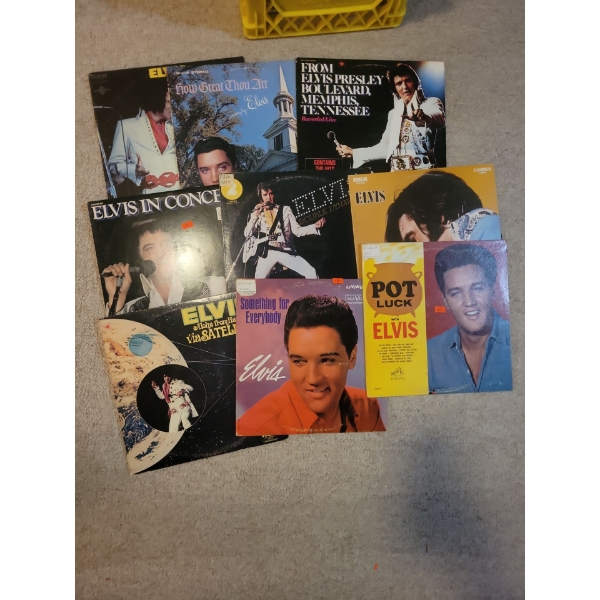 Vinyl Records Collection - Elvis Prestley Threw The Ages 