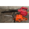 Image 1 : Husqvarna Chainsaw & Homelite Leaf Blower-  Hand Held Gas For Landscaping Your Yard