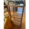 Image 3 : Teak Shelve With Large Green Vase & Retro Lamp 