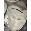 Image 8 : Ceramic Painted Mask Collection (1 Damaged But Repaired) w/ EP Brass Teapot 