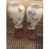 Image 1 : Butterfly Vase Duo w/Stands