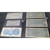 Image 2 : Confederate States of America Banknotes in Protective Sleeves