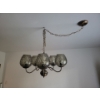 Mid Century Modernist Six Arm Chandelier - Retro Ceiling Light