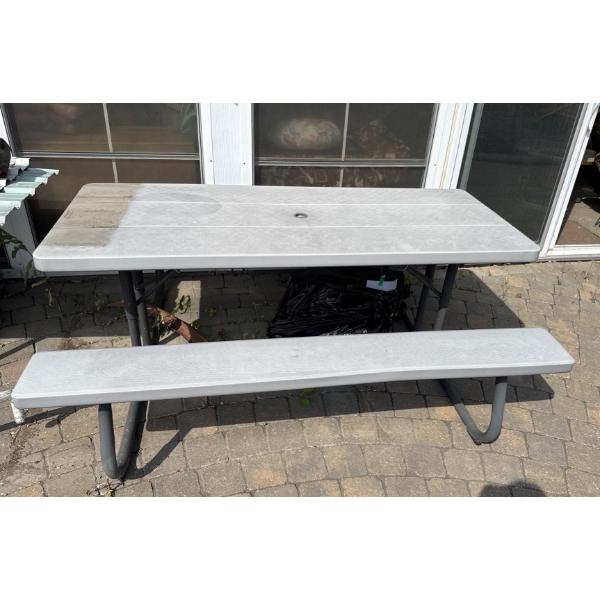 Large Plastic Picnic Bench 