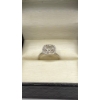 Image 2 : 1ct Diamond in Halo of 39 Natural Diamonds, Pink Sapphires, in 19K White Gold, total weight of 4.21g