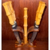 Image 3 : Bamboo Handled Petite Forks & Knives + Pottery & Collectibles