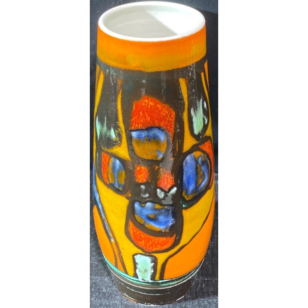 1970's Delphis Pattern 16" Poole Pottery Vase 