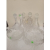 Image 1 : Cut Crystal Decanters, Bowls, and Vase Collection