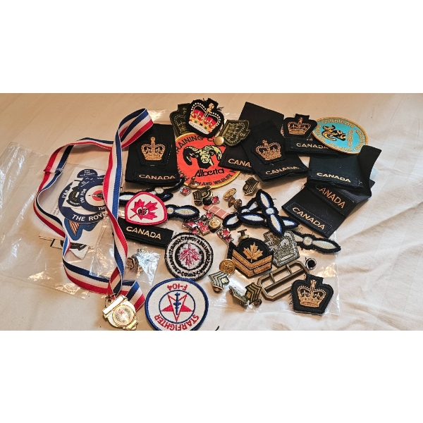Canadian Military Patches, Medals, and Pins