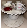 Image 1 : High Tea Essentials - Fine Bone China Tea Cups w/ Saucers & Assorted Servingware