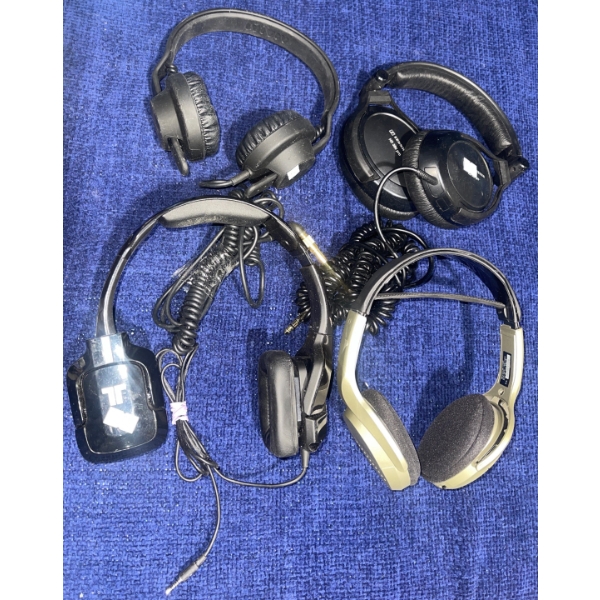 Four Pairs Of Assorted Headphones Sennheiser HD 380 Pro, Advent & More!