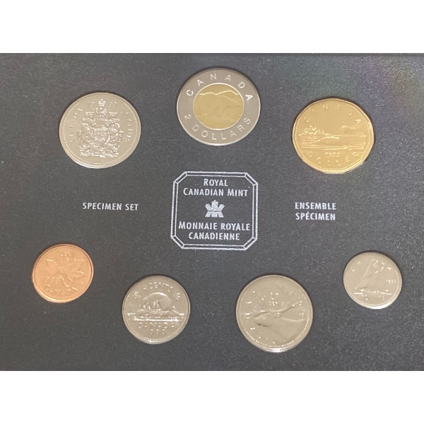 1999 Canadian Specimen Set