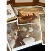 Image 3 : Collection of four readers digest collection, framed botanical art prints featuring floral illustrat