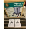 Image 1 : Complete Turkey Fry and Boil Set with Aluminum Pot and Accessories. Model 2405 WC