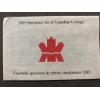 Image 6 : 2003 Royal Canadian Mint Specimen Coin Set in Original Packaging